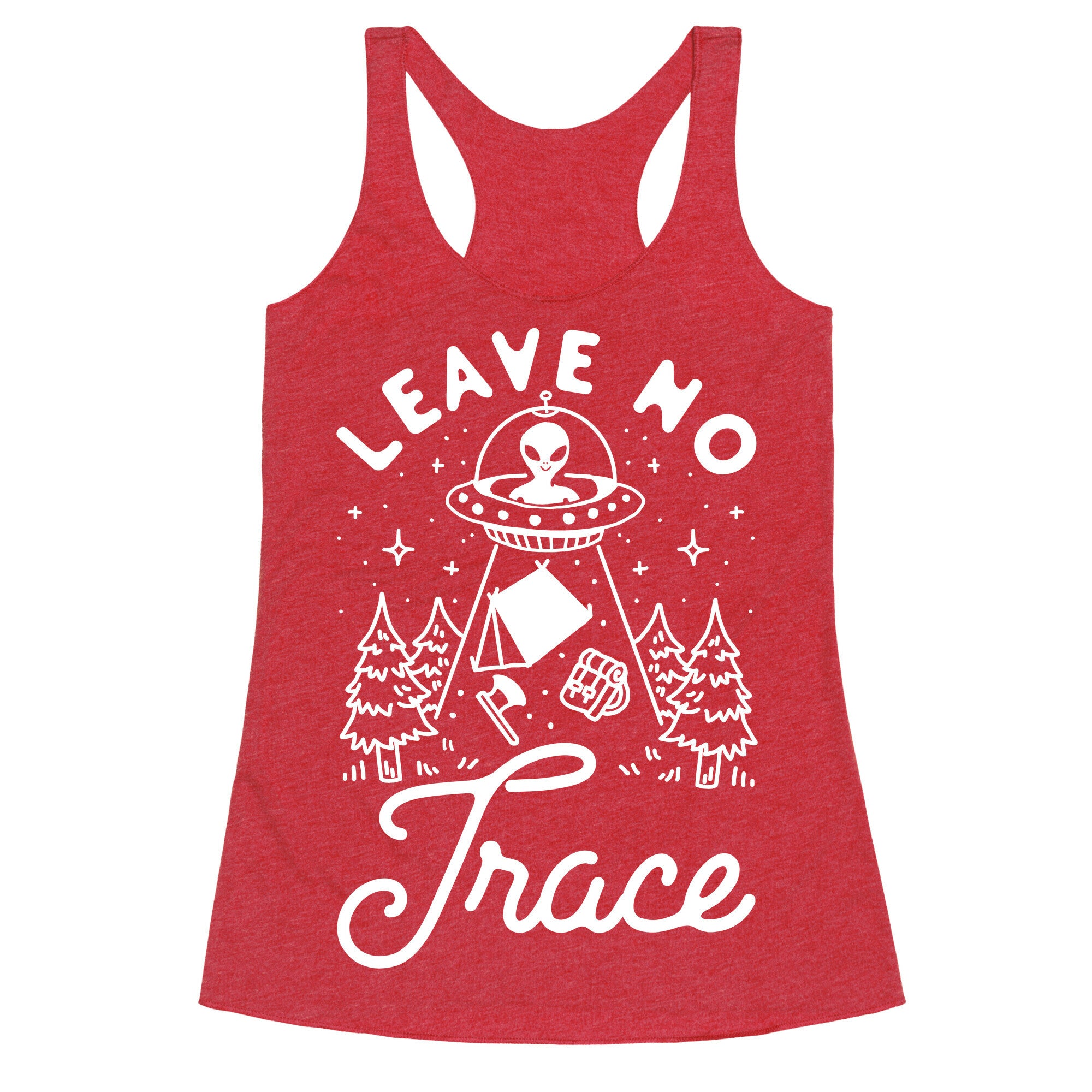 Leave No Trace Camping UFO Racerback Tank